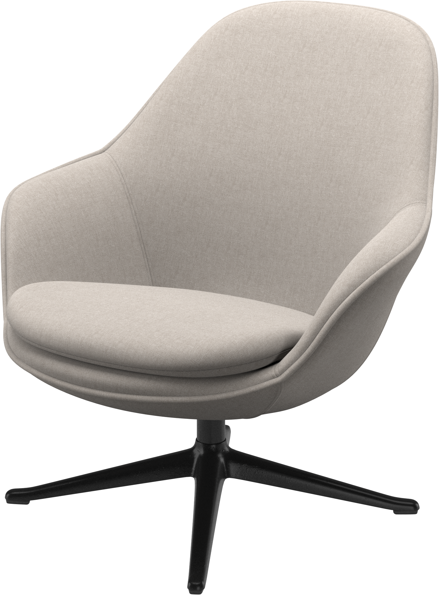 BoConcept］ADELAIDE /ライトグレーファブリック・キャスター付